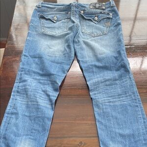 Miss Me Women's Blue Ankle Jeans